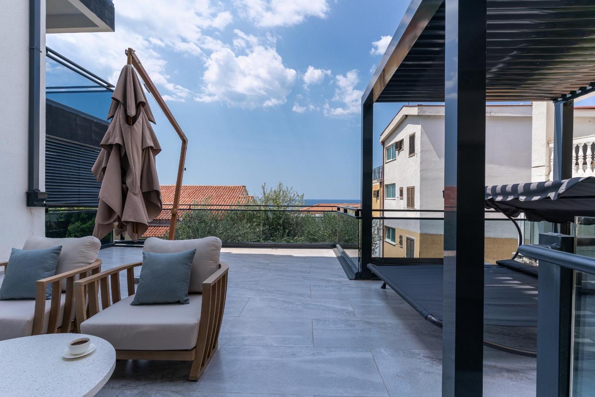 Vista Seaview Apartment Sveti Stefan Exterior foto
