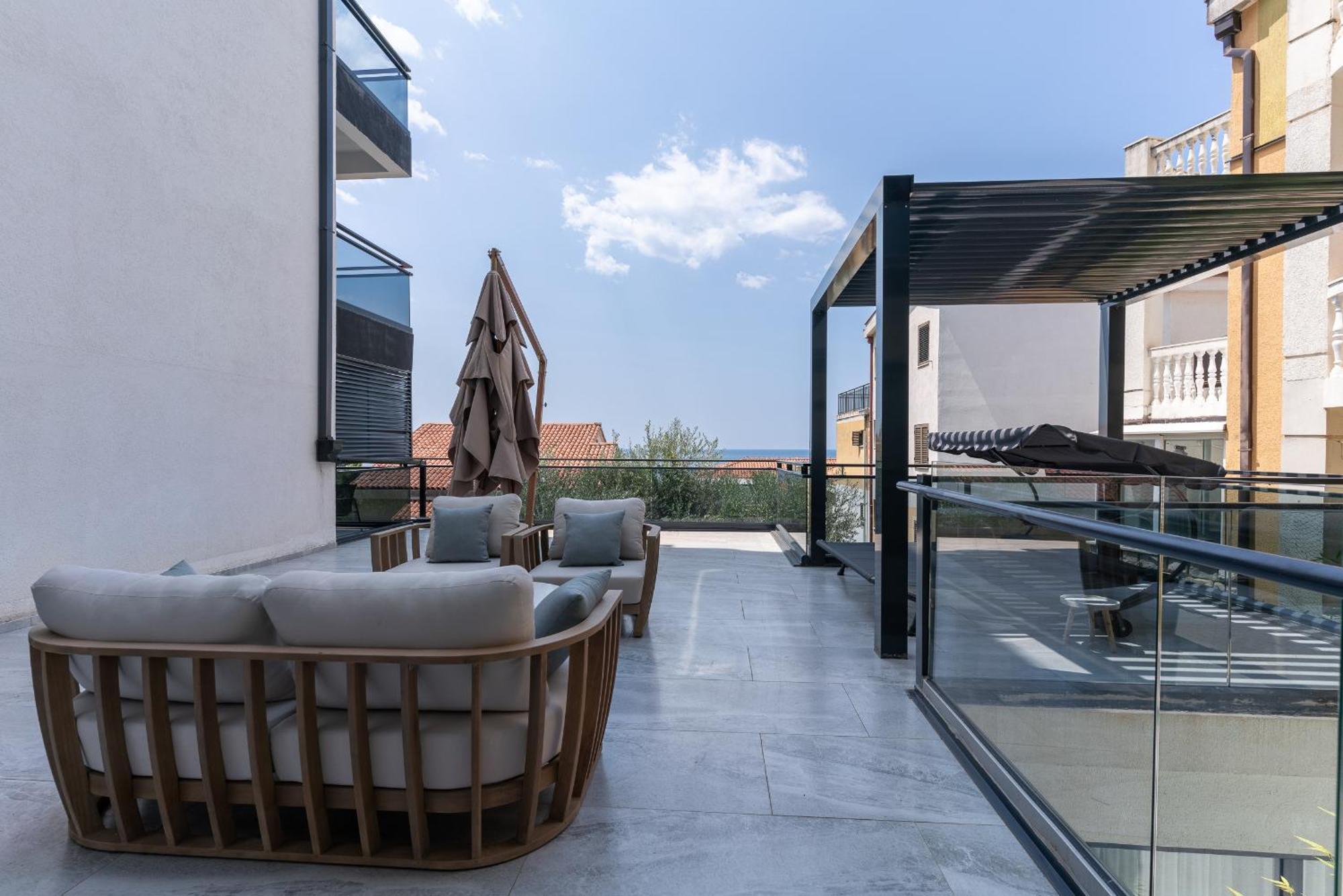 Vista Seaview Apartment Sveti Stefan Exterior foto