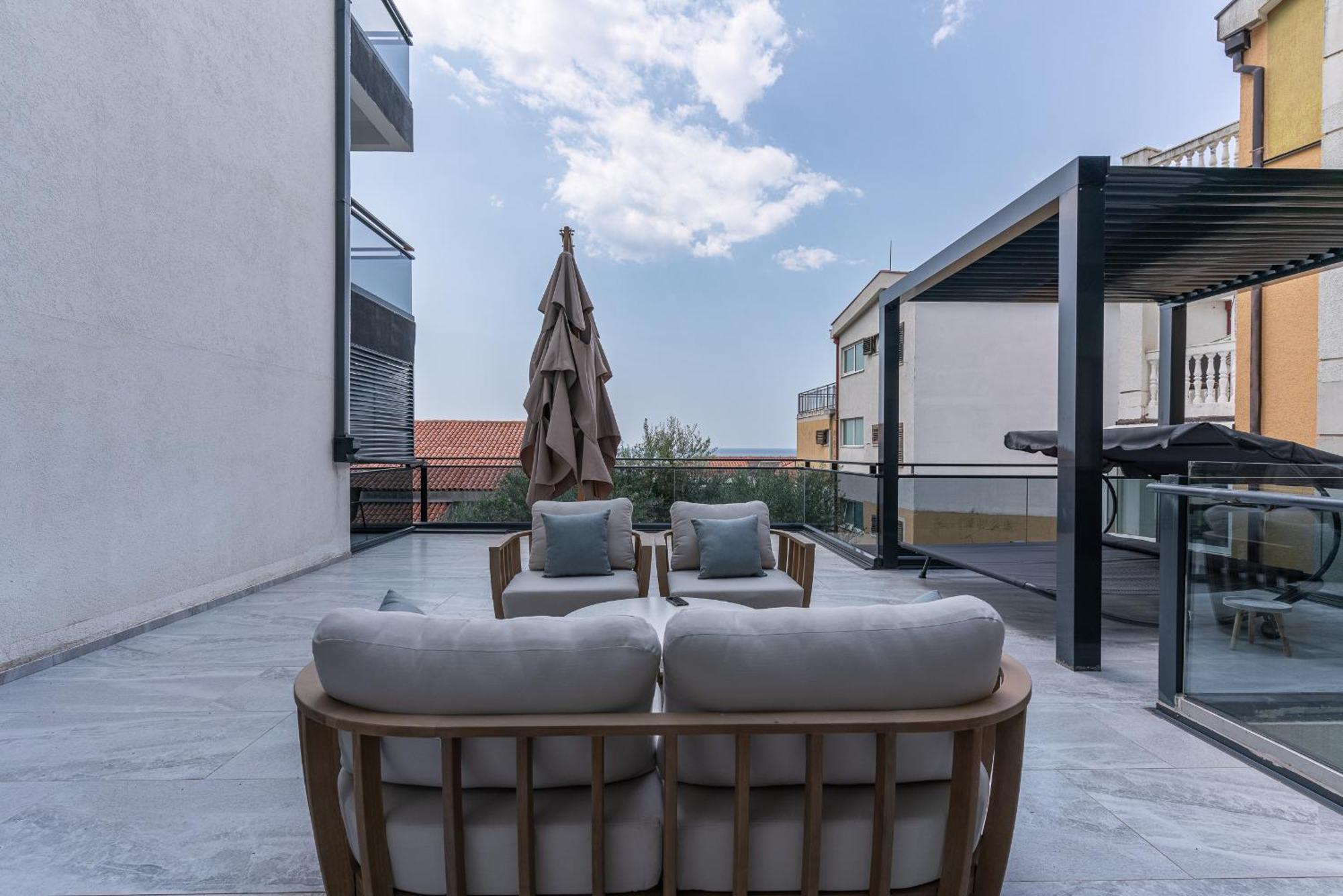Vista Seaview Apartment Sveti Stefan Exterior foto